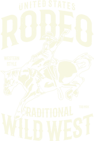 Nadruk Rodeo - Przód