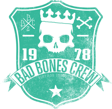 Nadruk Bad bones crew 1978 - Przód