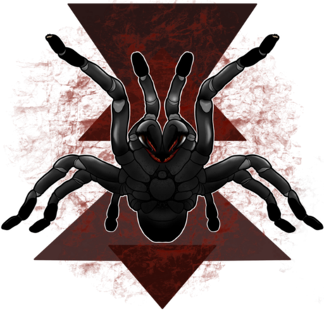 Nadruk Tarantula Threat Posture - Black - Przód