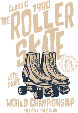 Nadruk Roller Skate - Przód